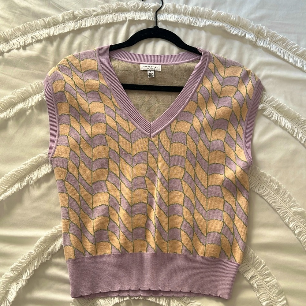 Current Air LA V-neck sweater patterned